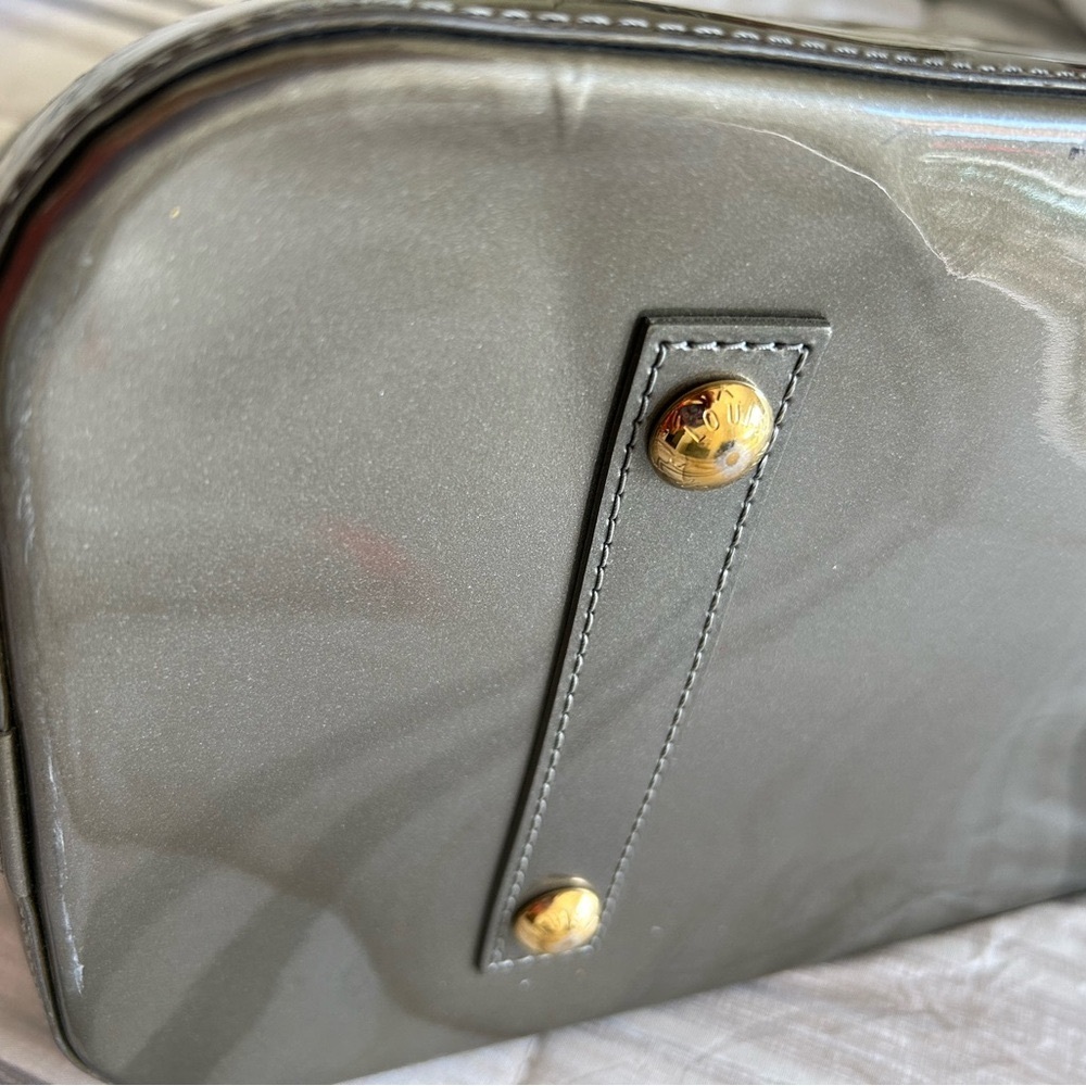 LOUIS VUITTON Silver ALMA BAG AUTHENTIC - Picture 9 of 16
